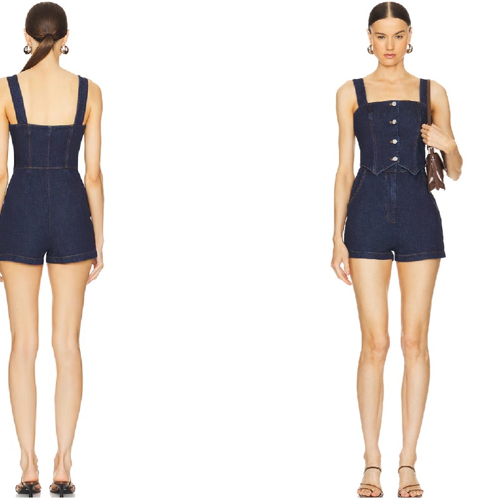 Jean romper - Picture 2 of 9